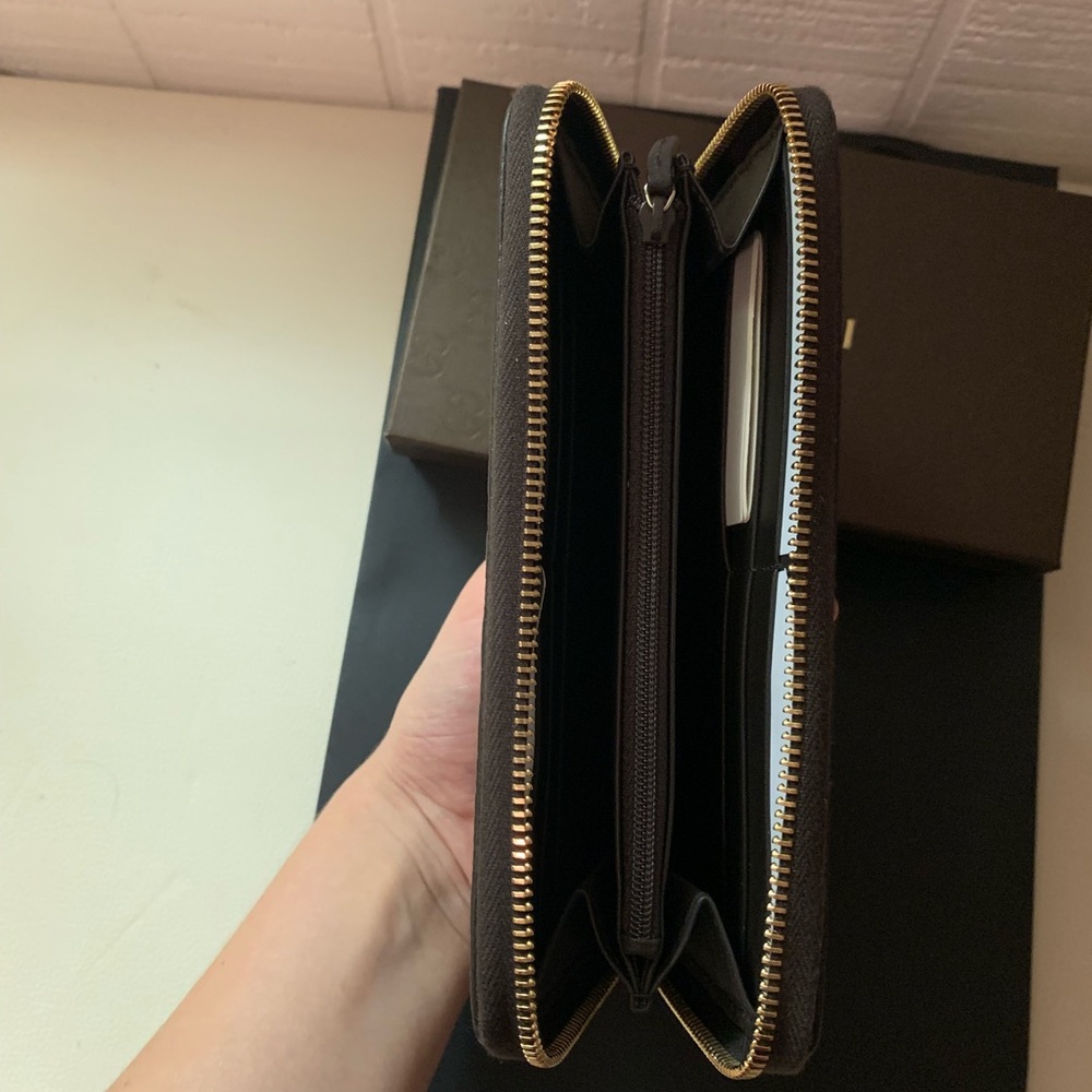 NEW Wallet Gucci Brown GG Micro Leather - Picture 4 of 7